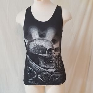 Women's size xl skull tank